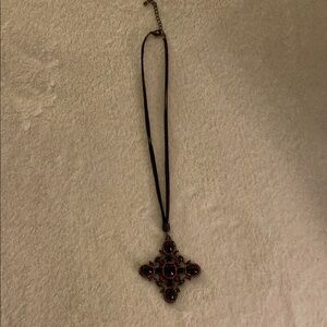 Elegant Red Pendant Necklace